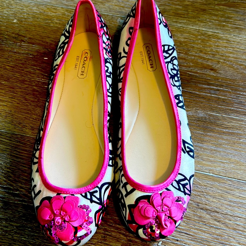 Coach ballet flats